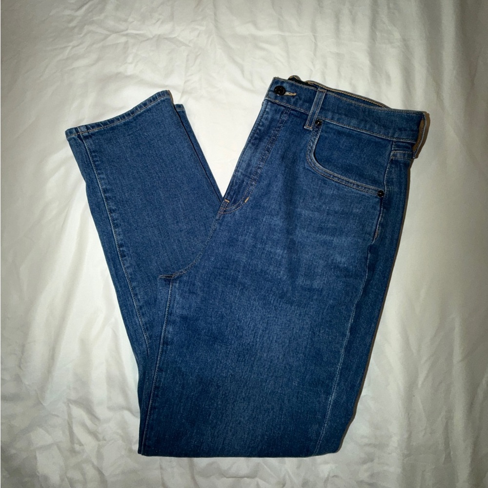 Veronica Beard Alenah High Rise Straight Leg Jeans